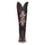 Dingo Womens King Of Clubs Black Leather 16in Cowgirl Cowboy Boots
