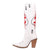 Dingo Womens Ace Of Spades White Leather Cowboy Boots 11 M