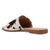 Dingo Womens Tabby Cow Print Hair-on-Hide Slide Sandals Shoes