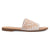 Dingo Womens Lasso White Suede Slide Sandals Shoes