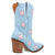 Dingo Womens Starburst Blue Leather 9in Cowboy Boots