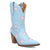 Dingo Womens Starburst Blue Leather 9in Cowboy Boots