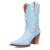 Dingo Womens Starburst Blue Leather 9in Cowboy Boots