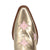 Dingo Womens Starburst Gold Leather 9in Cowboy Boots