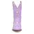 Dingo Womens Starburst Lavender Leather 9in Cowboy Boots