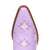 Dingo Womens Starburst Lavender Leather 9in Cowboy Boots