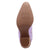Dingo Womens Starburst Lavender Leather 9in Cowboy Boots