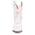 Dingo Womens Starburst White Leather 9in Cowboy Boots