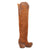 Dingo Womens Drama Queen Camel Suede 18in Cowboy Boots