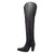 Dingo Womens Diva Black Leather 22in Cowboy Boots