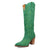 Dingo Womens Evita Green Suede 16in Cowboy Boots