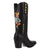 Dingo Womens Joker Black Leather 13in Cowboy Boots