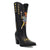 Dingo Womens Joker Black Leather 13in Cowboy Boots