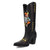 Dingo Womens Joker Black Leather 13in Cowboy Boots