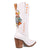 Dingo Womens Joker White Leather 13in Cowboy Boots