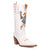 Dingo Womens Joker White Leather 13in Cowboy Boots