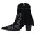 Dingo Womens Wild Sage Black Suede 7in Ankle Boots