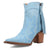 Dingo Womens Wild Sage Blue Suede 7in Ankle Boots
