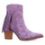 Dingo Womens Wild Sage Lavender Suede 7in Ankle Boots