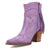Dingo Womens Wild Sage Lavender Suede 7in Ankle Boots
