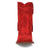 Dingo Womens Wild Sage Red Suede 7in Ankle Boots