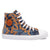 Dingo Womens Game Day Blue/Gold Denim High Top Sneakers Shoes