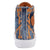 Dingo Womens Game Day Blue/Gold Denim High Top Sneakers Shoes