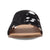 Dingo Womens Moo Moo Black Hair-on-Hide Sandals Shoes
