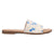Dingo Womens Moo Moo Blue Hair-on-Hide Sandals Shoes