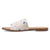 Dingo Womens Moo Moo Blue Hair-on-Hide Sandals Shoes