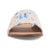 Dingo Womens Moo Moo Blue Hair-on-Hide Sandals Shoes