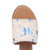 Dingo Womens Moo Moo Blue Hair-on-Hide Sandals Shoes