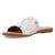 Dingo Womens Moo Moo Blue Hair-on-Hide Sandals Shoes