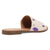 Dingo Womens Moo Moo Fuchsia Hair-on-Hide Sandals Shoes