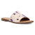 Dingo Womens Moo Moo Fuchsia Hair-on-Hide Sandals Shoes