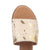 Dingo Womens Moo Moo Gold Hair-on-Hide Sandals Shoes