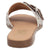 Dingo Womens Lariat White Leather Buckle Sandals Shoes