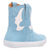 Dingo Womens Ollie Sneaker Blue Suede 5in Ankle Boots