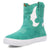 Dingo Womens Ollie Sneaker Green Suede 5in Ankle Boots