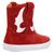 Dingo Womens Ollie Sneaker Red Suede 5in Ankle Boots