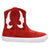 Dingo Womens Ollie Sneaker Red Suede 5in Ankle Boots