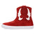 Dingo Womens Ollie Sneaker Red Suede 5in Ankle Boots