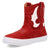 Dingo Womens Ollie Sneaker Red Suede 5in Ankle Boots
