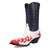 Dingo Womens Ride Em Cowgirl Multi-Color Leather 11in Cowboy Boots