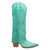Dingo Womens Wild Horses Green Leather 16in Cowboy Boots