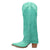 Dingo Womens Wild Horses Green Leather 16in Cowboy Boots