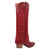 Dingo Womens Wild Horses Red Leather 16in Cowboy Boots