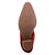 Dingo Womens Wild Horses Red Leather 16in Cowboy Boots 9.5 M