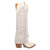 Dingo Womens Wild Horses White Leather 16in Cowboy Boots