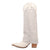 Dingo Womens Wild Horses White Leather 16in Cowboy Boots